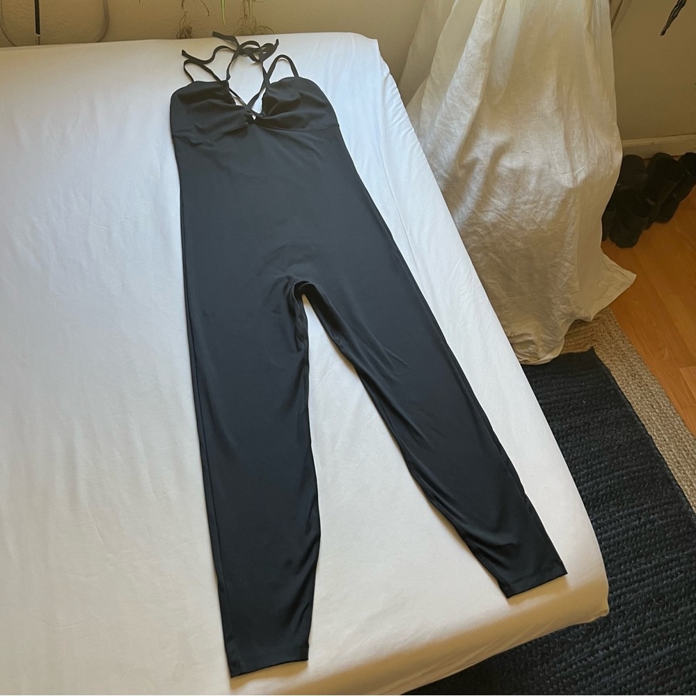 Black Strappy Jumpsuit - Women's Jumpsuit & Romper